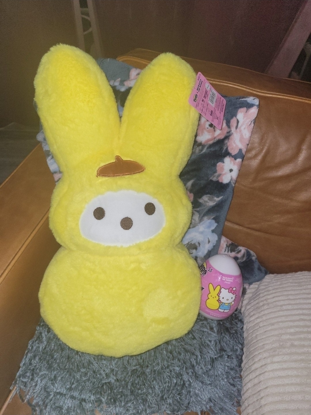Peeps X Hello Kitty PomPom Easter Plush Bunny 2025 and surprise egg